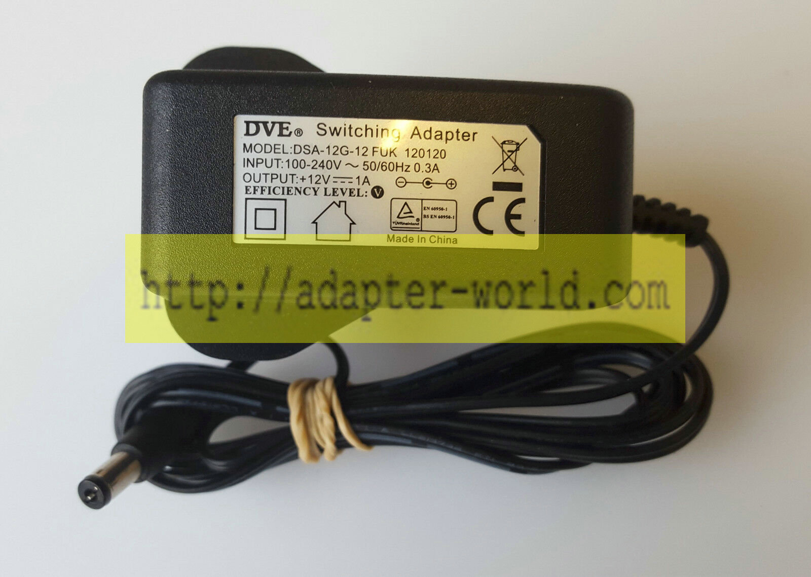 *Brand NEW*DVE DSA-12G-12 FUK 120120 12V 1.0A AC/DC ADAPTER POWER SUPPLY